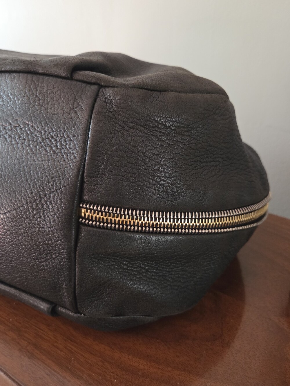 Prada Milano Sacca 2 Manici Cervo Leather Shoulder Bag - Picture 10 of 16